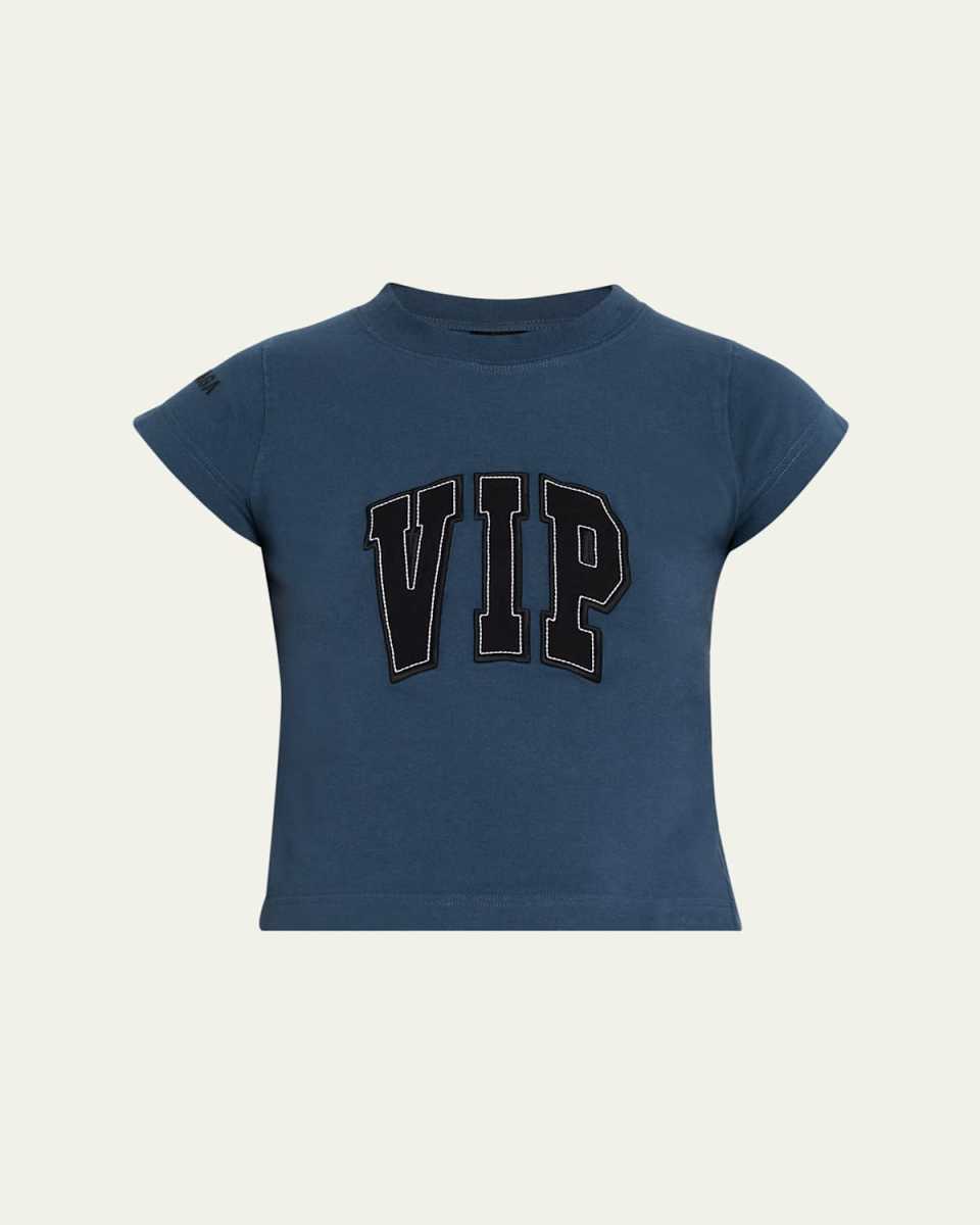 Shrunken Cap-Sleeve T-Shirt